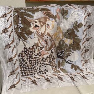 Vintage Rene Seide Silk Scarf